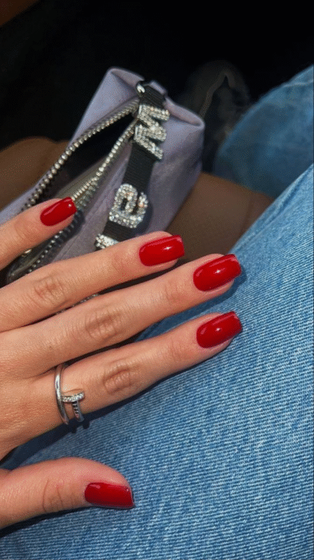 Classic Red Short Acrylics