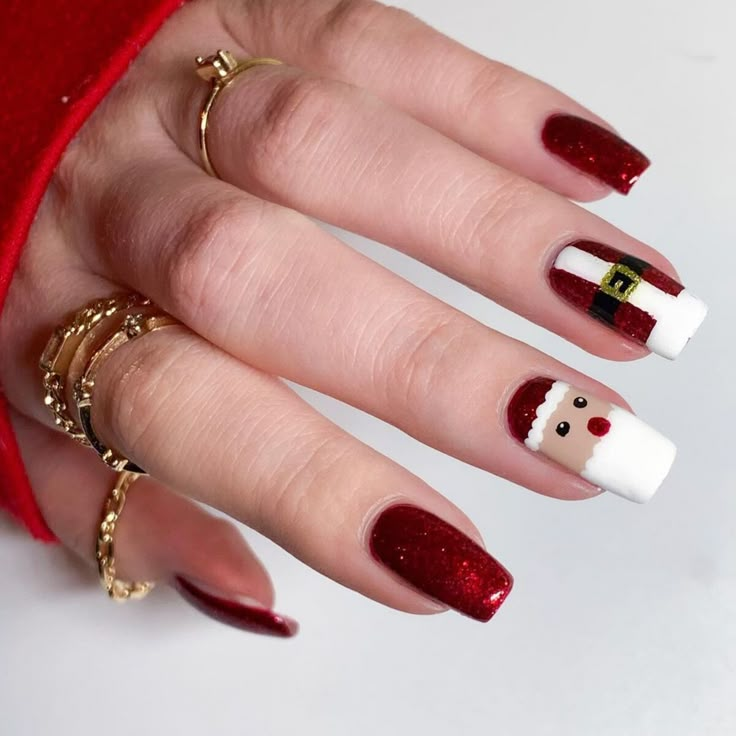 Santa and Sleigh Accents