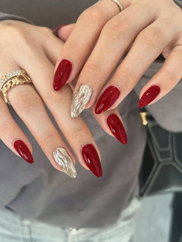 Chrome Accents for a Modern Holiday Twis